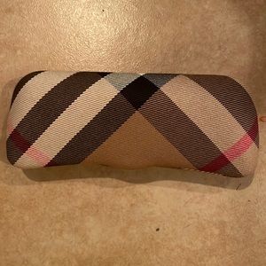 Burberry glasses case